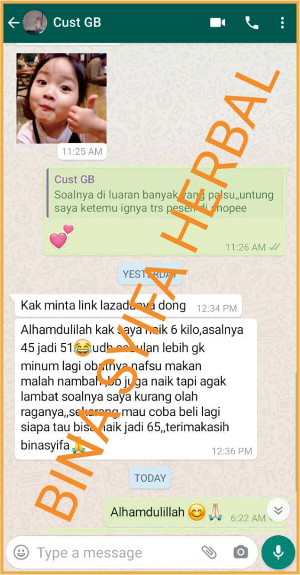 Testimoni Gemuk Badan 2