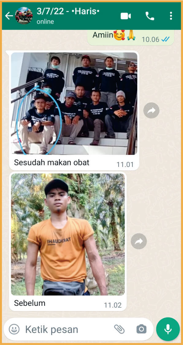 Testimoni Gemuk Badan - Haris